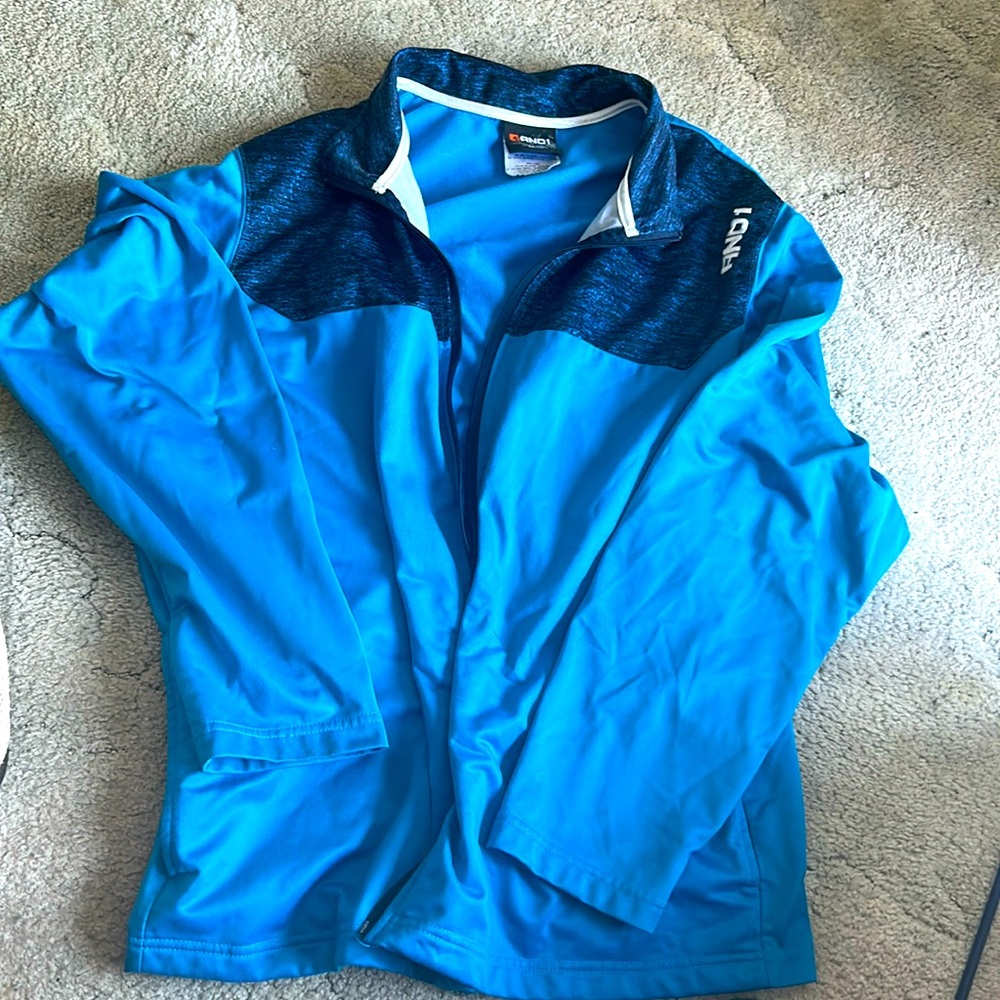 AND1 men’s jacket. Size 2XL. Blue
